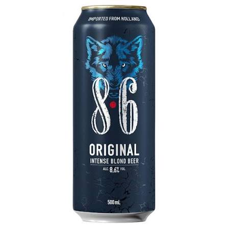 Bavaria 8.6 Original intense blond beer 50 cl can