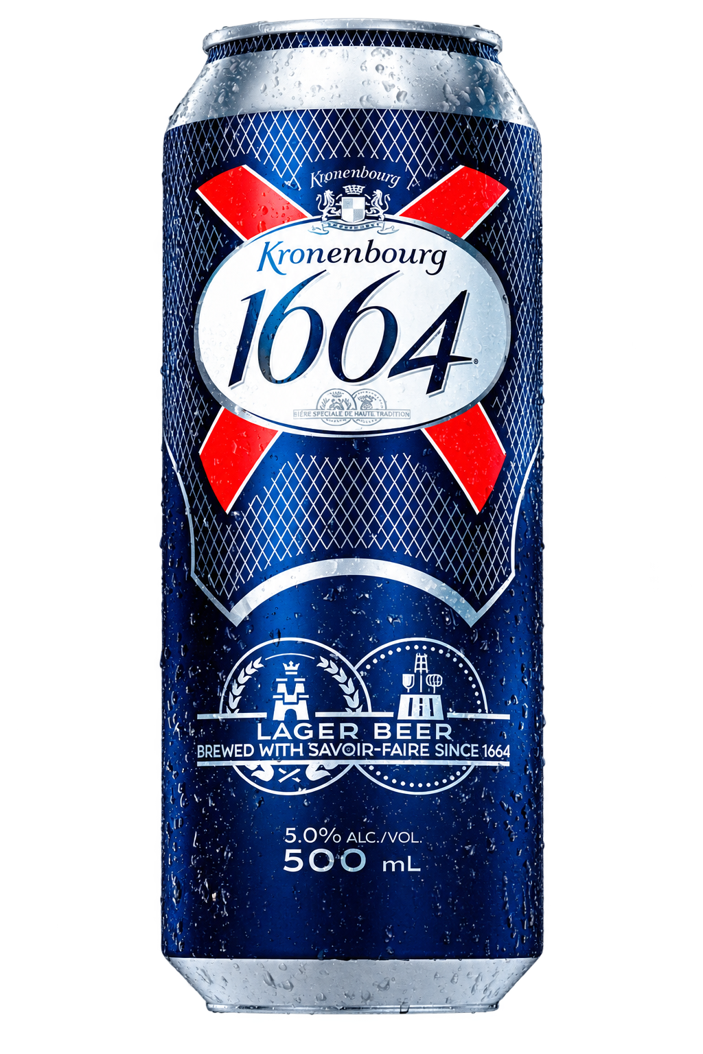 Kronenbourg 1664 lager beer 50 cl can